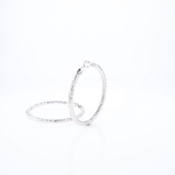 Diamond Cut Hoops