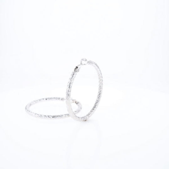 Diamond Cut Hoops