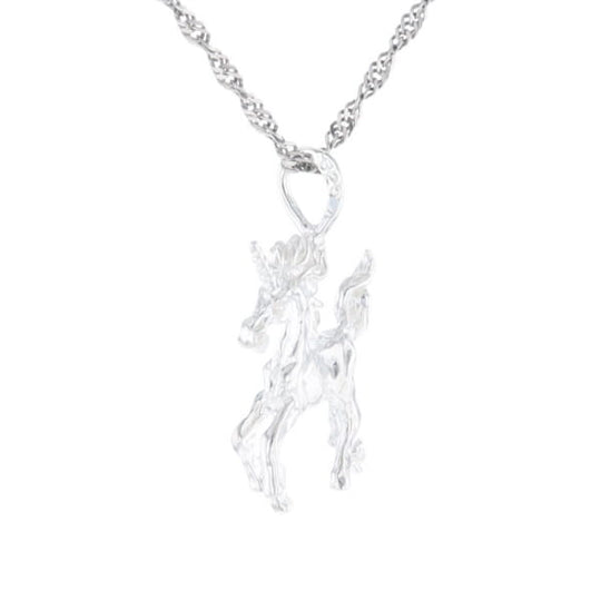 Silver Unicorn Pendant