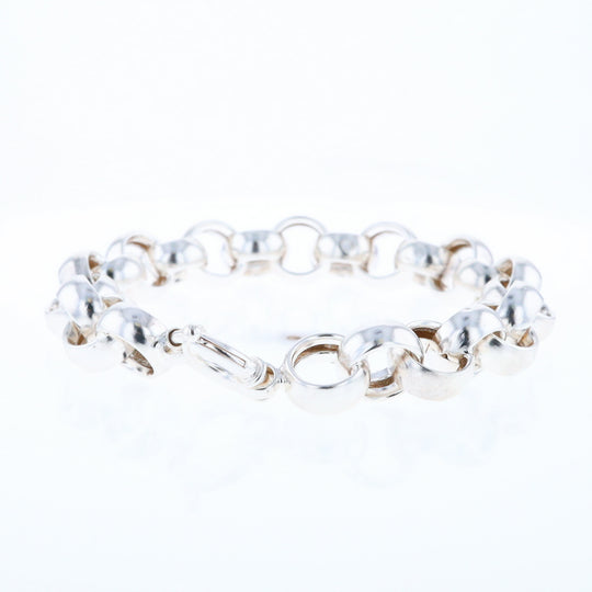 Silver Rolo Link Bracelet