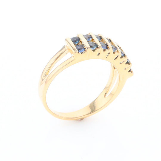 Channel Set Sapphire Ring