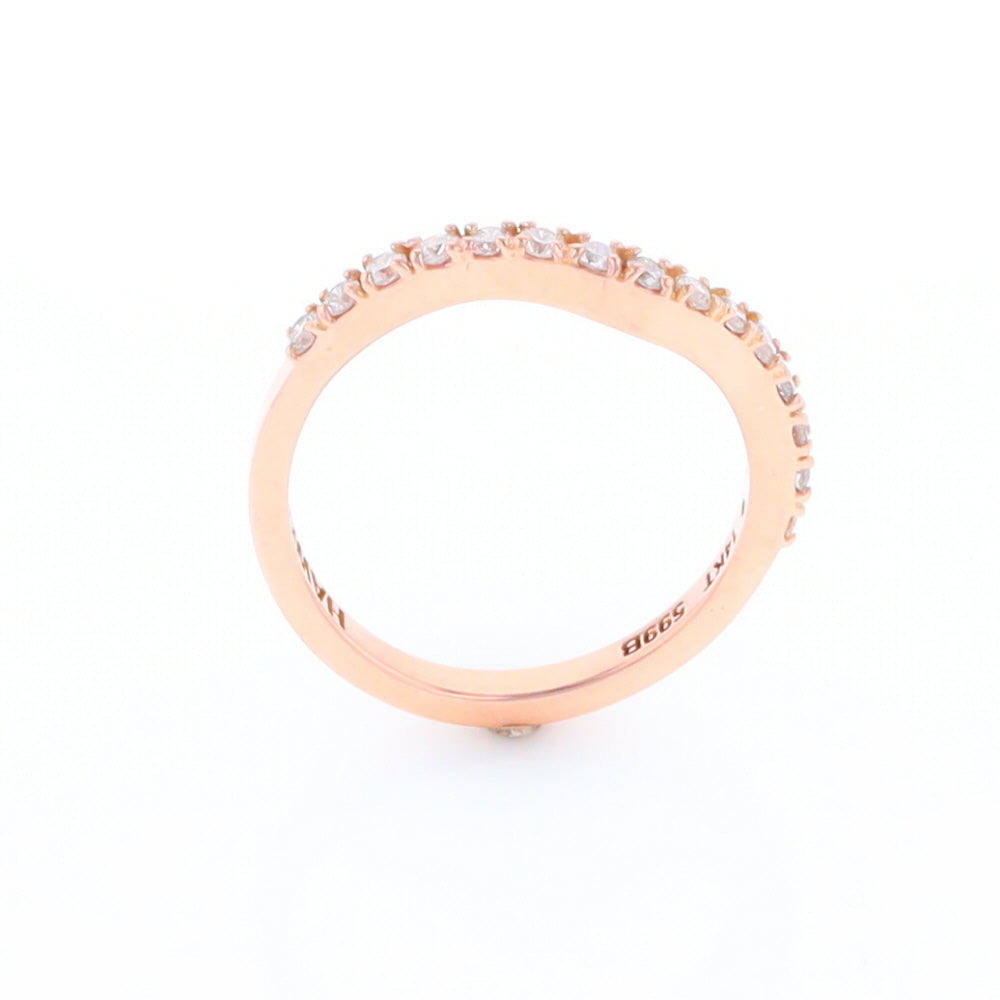 Rose Gold Diamond Wedding Band