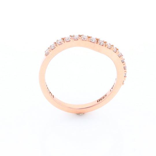 Rose Gold Diamond Wedding Band