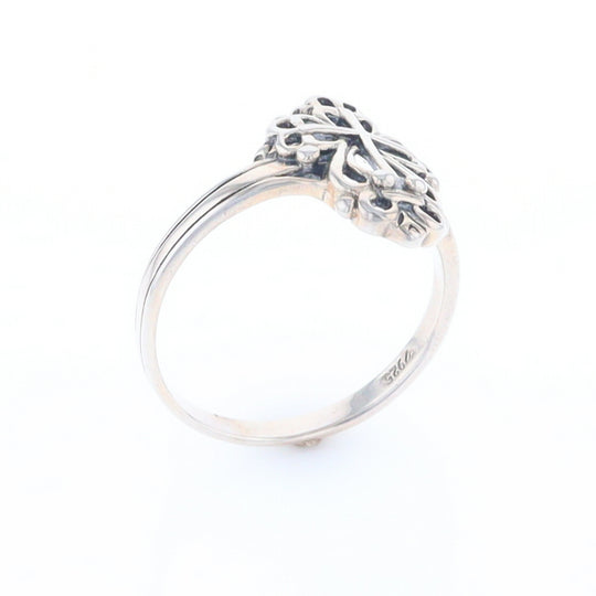 Openwork Cross Ring