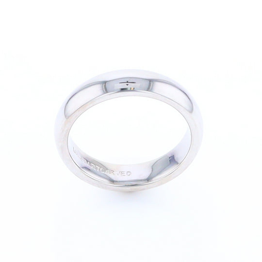 White Gold Wedding Band