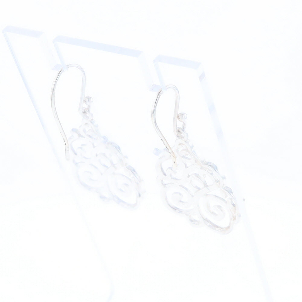 Drop Dangle Swirl Fishhook Earrings