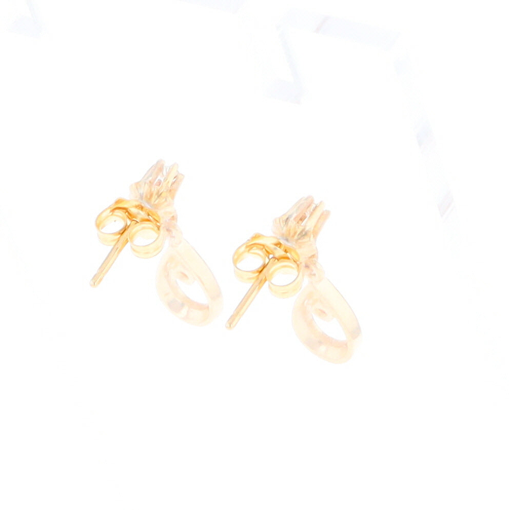 Dangle Teardrop Diamond Earrings