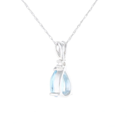 Blue Topaz Pendant