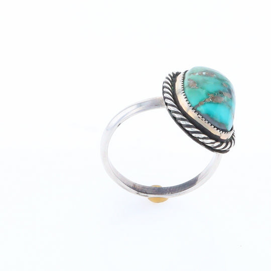 Bezel Set Turquoise Ring