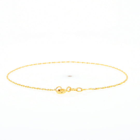 Gold Twist S Link Bracelet