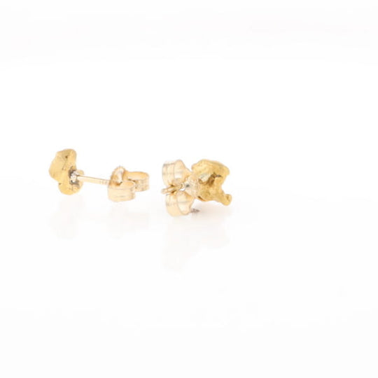 Natural Gold Nugget Earrings