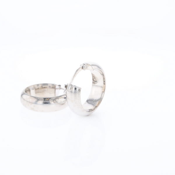 Hollow Round Tube Hoop Earrings
