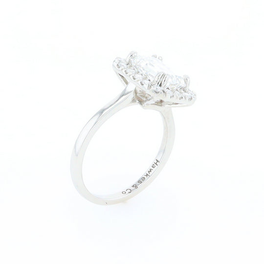 Emerald Cut Diamond Engagement Ring