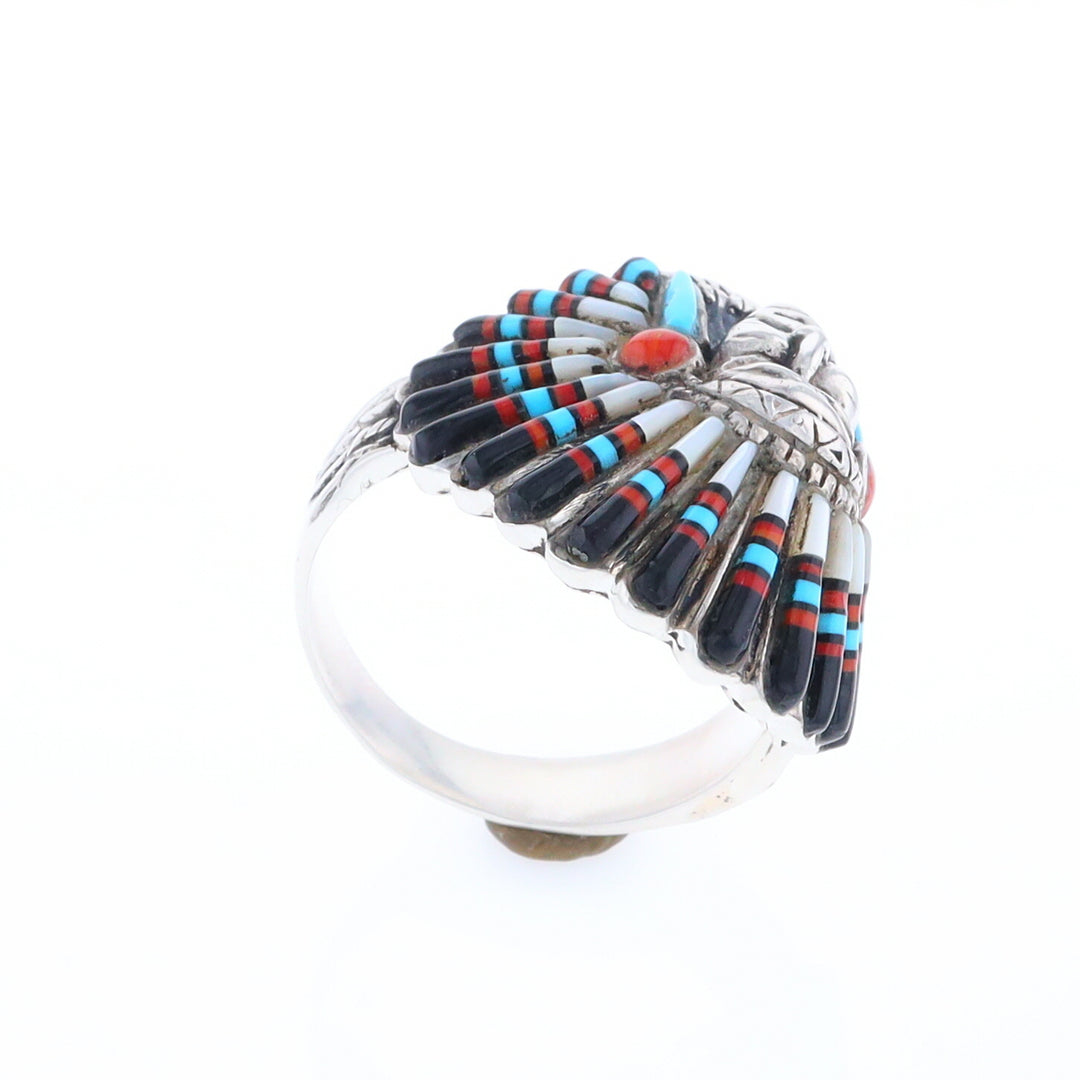 Native American Head Dress Ring