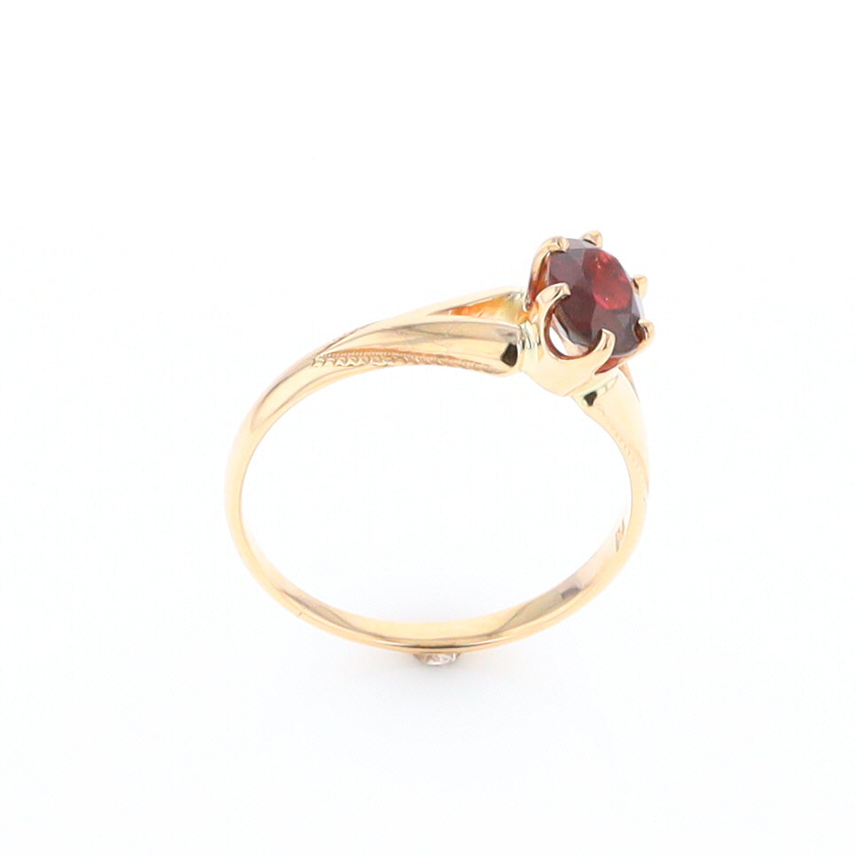 Oval Solitaire Tourmaline Ring