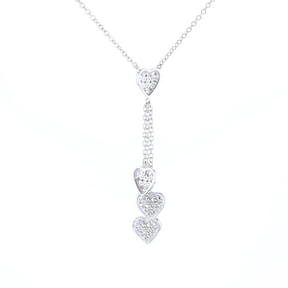 14K Triple Heart Necklace
