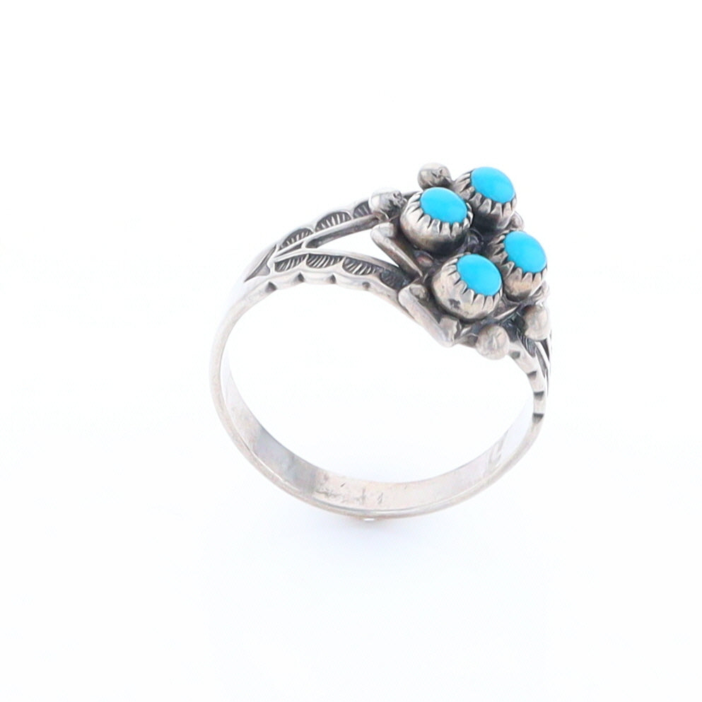 Native Four Stone Turquoise Ring