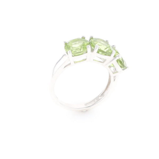 Triple Peridot Ring