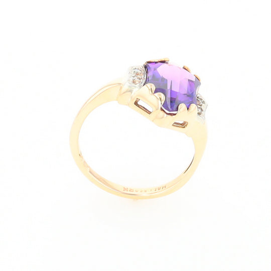 Vintage Hexagon Sapphire Ring