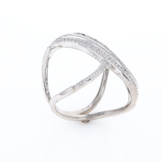 Dramatic Bypass Diamond Ring