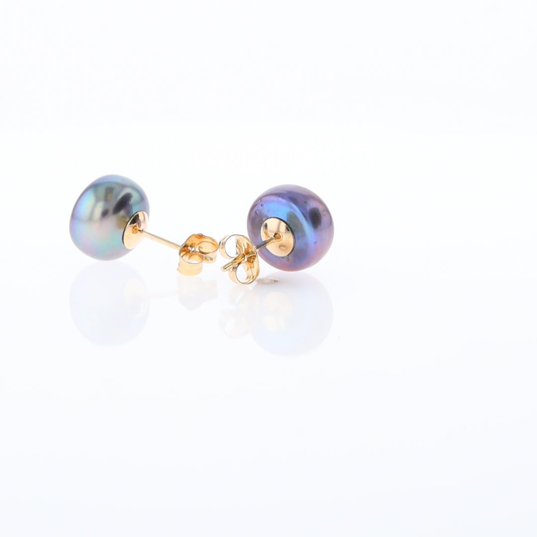 Tahitian Grey Pearl Studs