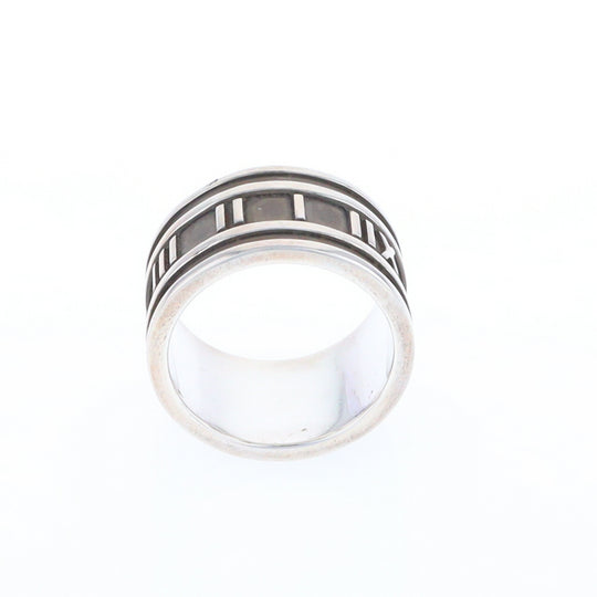 Tiffany & Co Sterling Silver Roman Numerals Ring