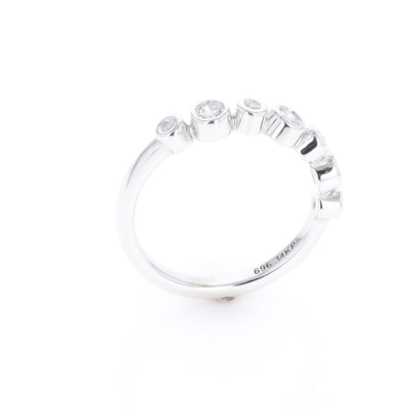 7-Stone Bezel Set Diamond ring