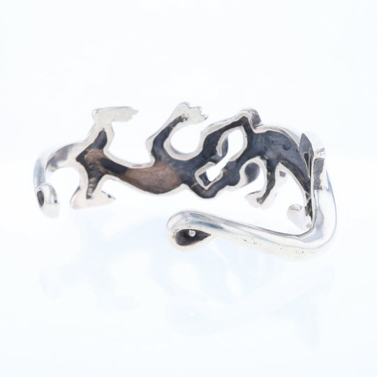 Sterling Silver Lizard Cuff Bracelet