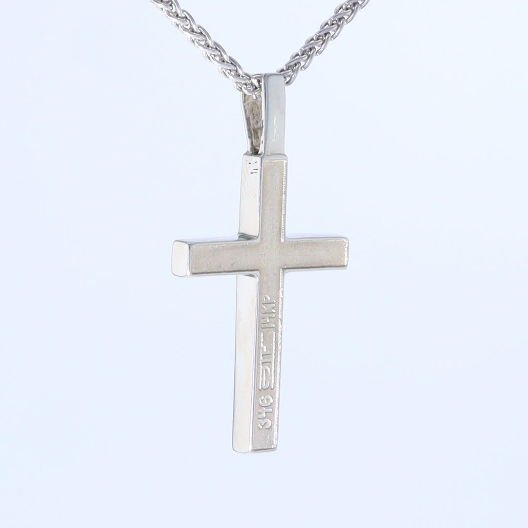 Opal Pendant 4 Section Inlaid Cross