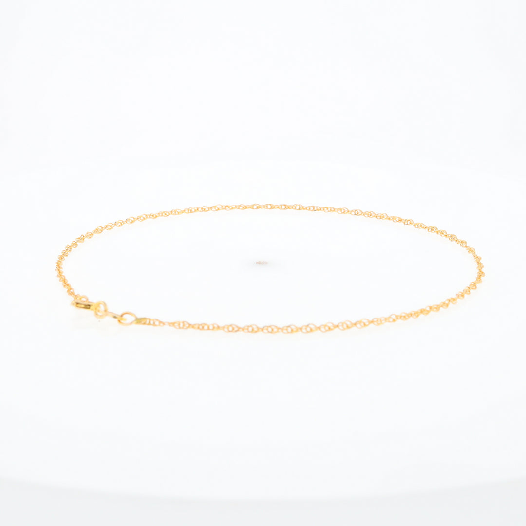 Gold Singapore Anklet