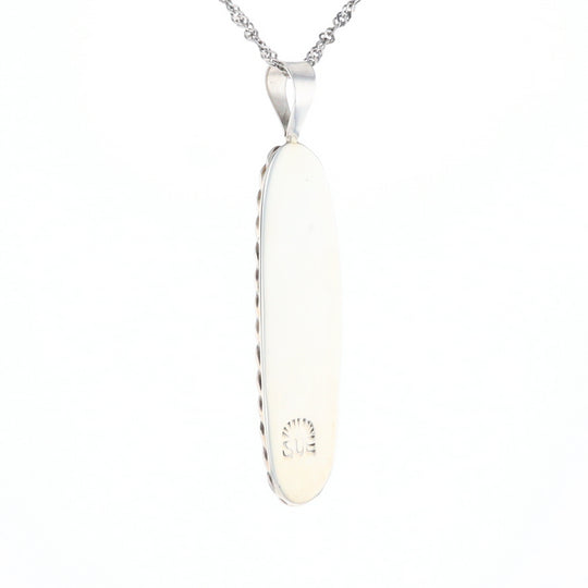 Multi Stone Inlaid Pendant