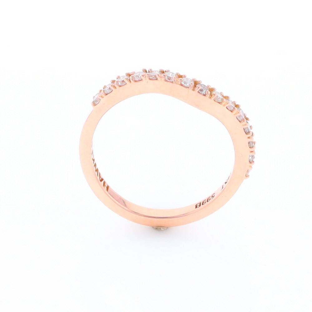 Rose Gold Diamond Wedding Band