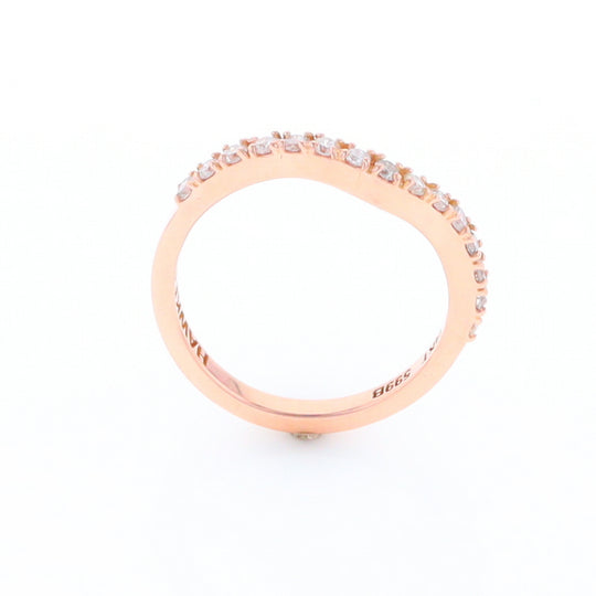 Rose Gold Diamond Wedding Band