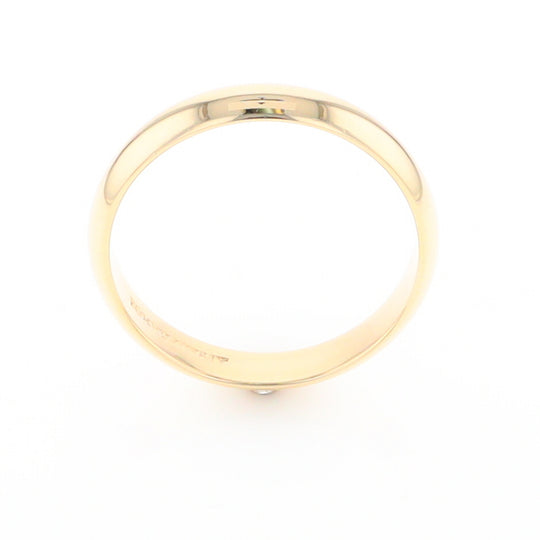 Plain Gold Men's Wedding Band