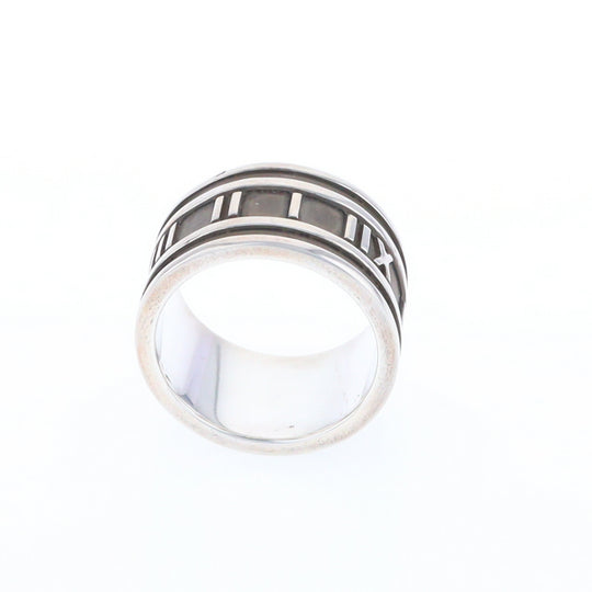 Tiffany & Co Sterling Silver Roman Numerals Ring