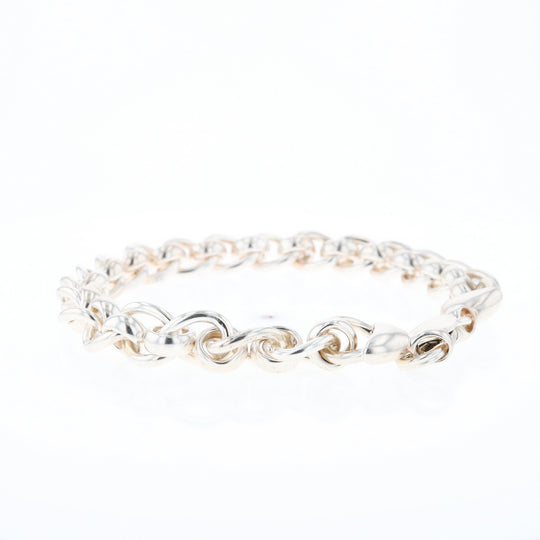 Sterling Silver Round Link Bracelet