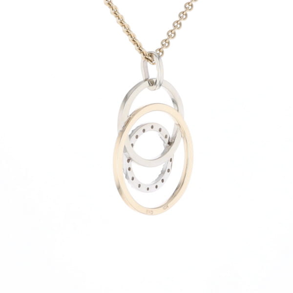 Two-Tone Interlocking Pendant