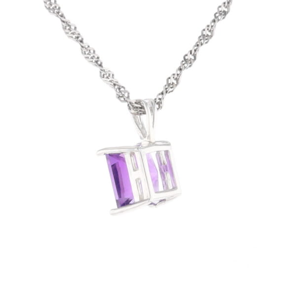 Amethyst Solitaire Pendant