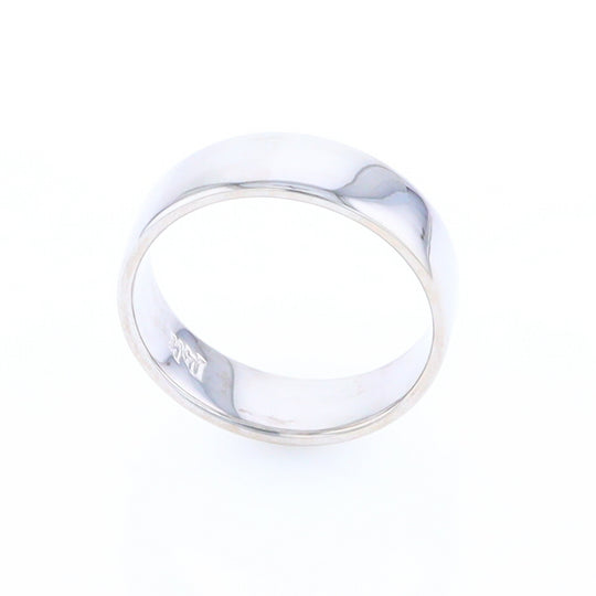 White Gold Wedding Band