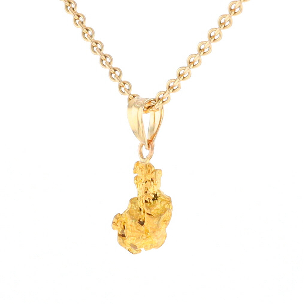 Natural Gold Nugget Pendant