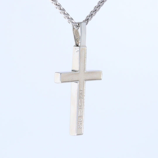 Opal Pendant 4 Section Inlaid Cross