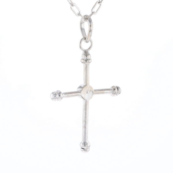 Silver Peridot Cross