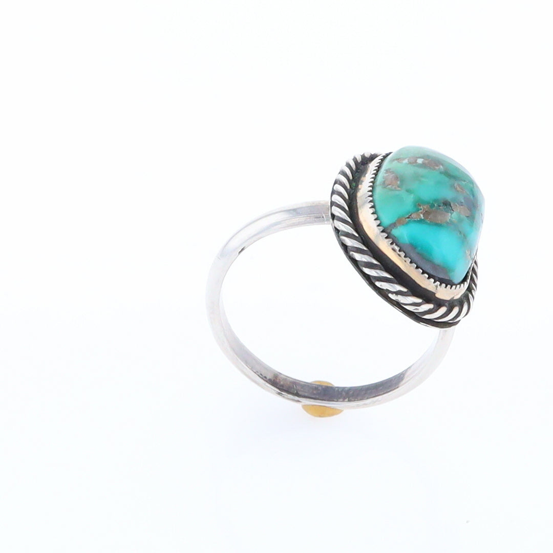 Bezel Set Turquoise Ring