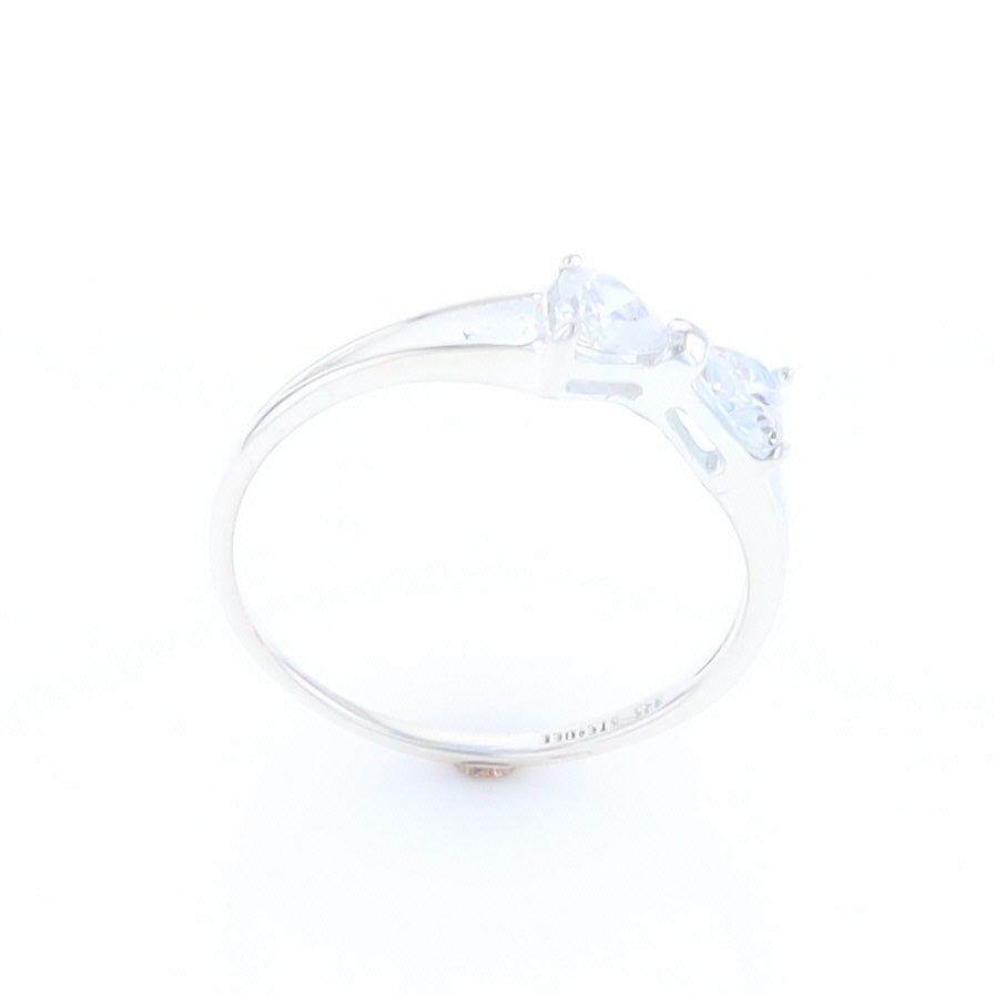 Cubic Zirconia Bow Tie Ring