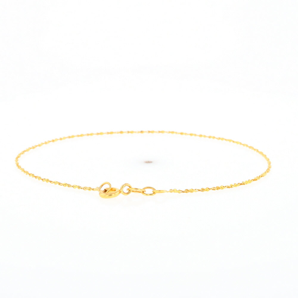 Gold Twist S Link Bracelet