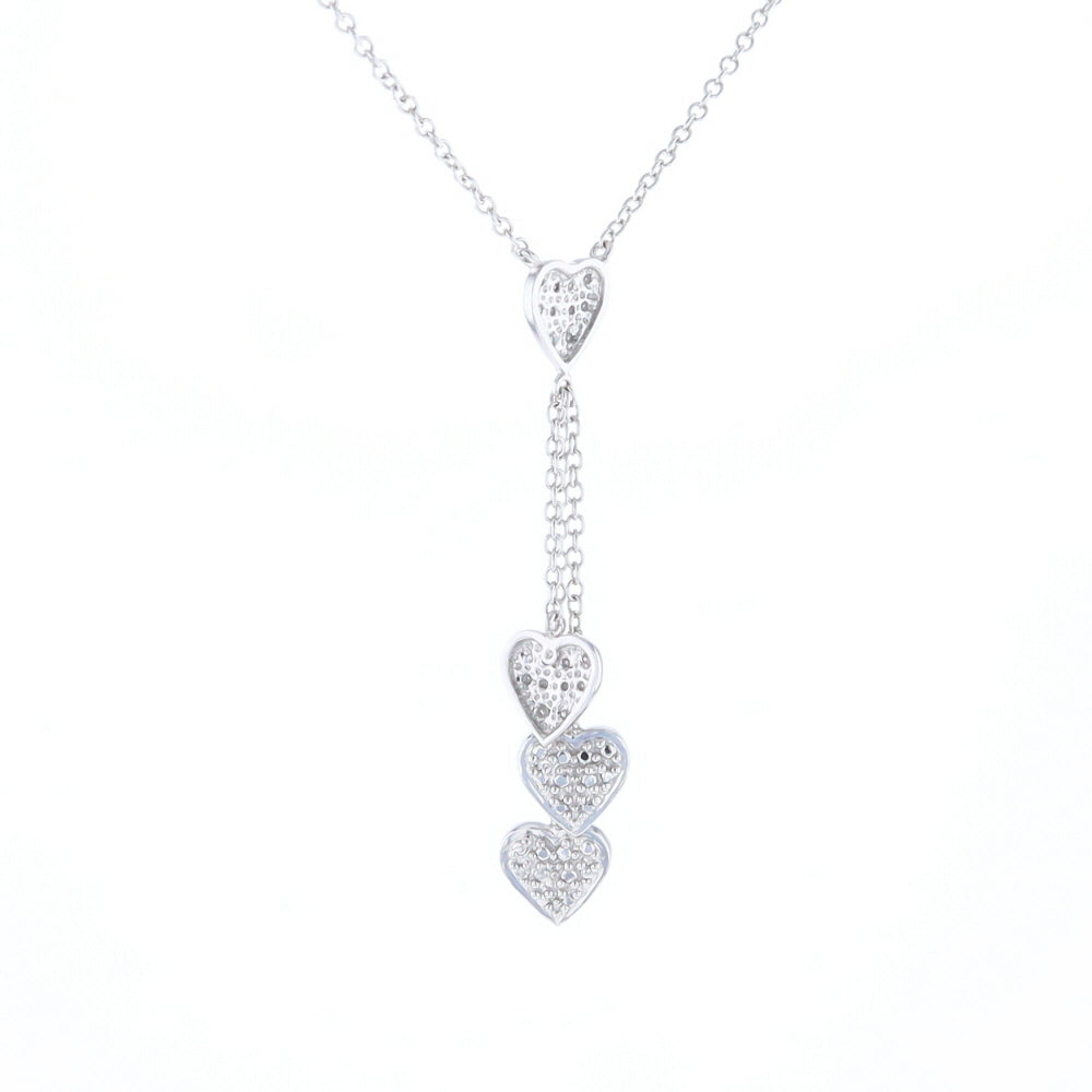 14K Triple Heart Necklace