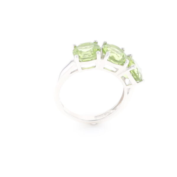 Triple Peridot Ring