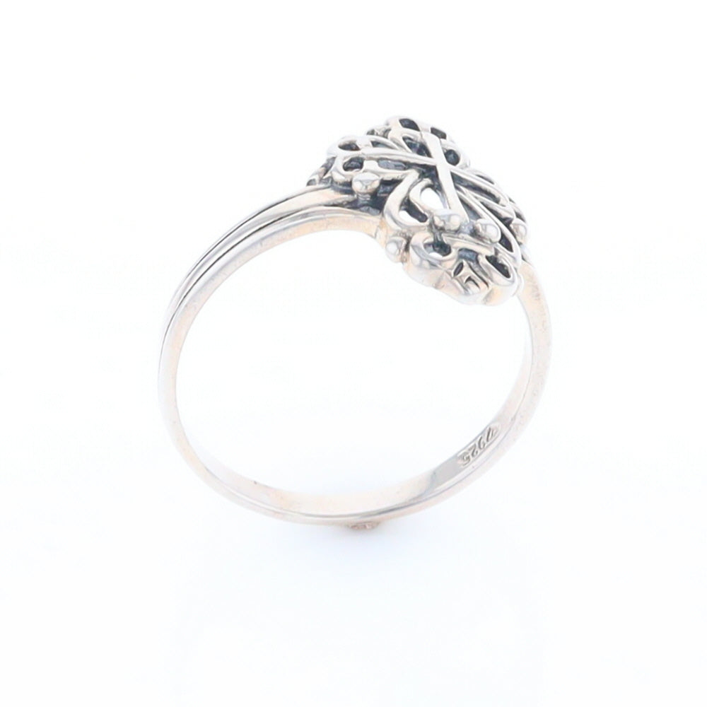 Openwork Cross Ring