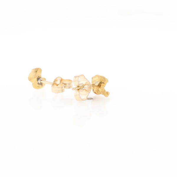 Natural Gold Nugget Earrings
