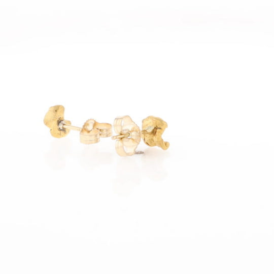 Natural Gold Nugget Earrings